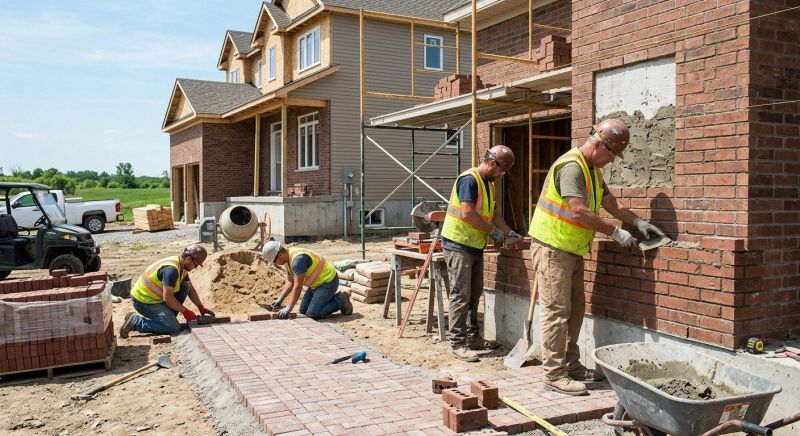 Our team working on Concrete Installation projects in Charleston, WV