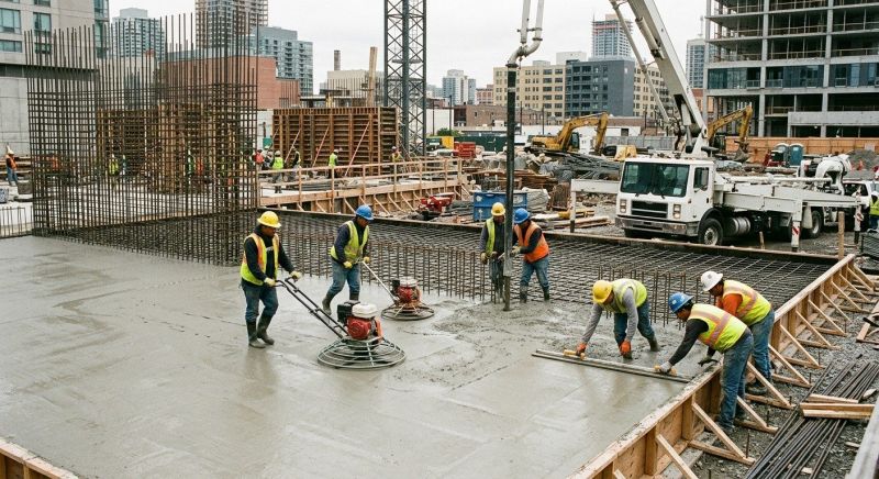 Commercial Slab Construction in Charleston, WV