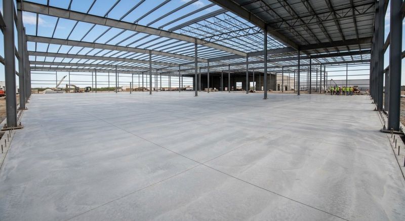 Commercial Slab Installation in Alum Creek, WV