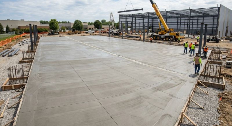 Commercial Slab Installation in Elkview, WV
