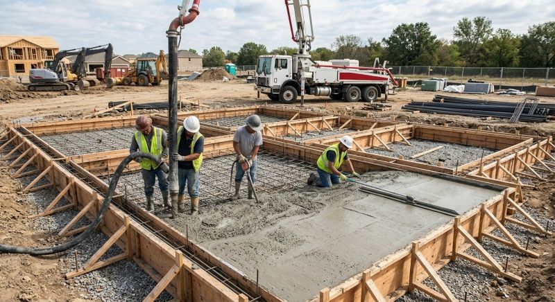 Concrete Foundation Pouring in Charleston, WV