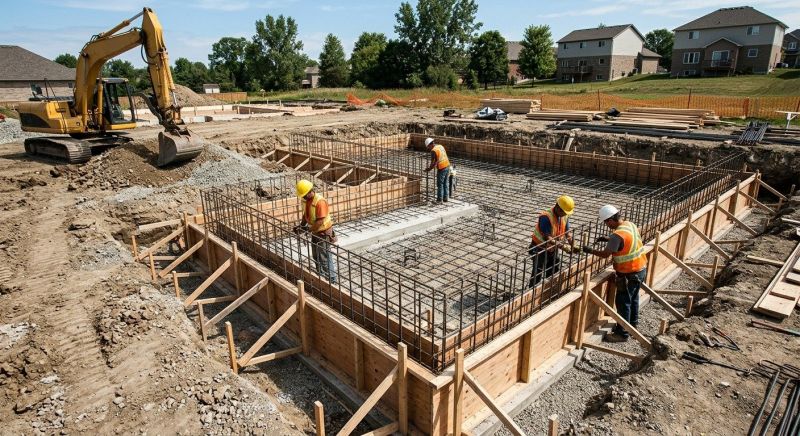 Foundation Construction in Amma, WV