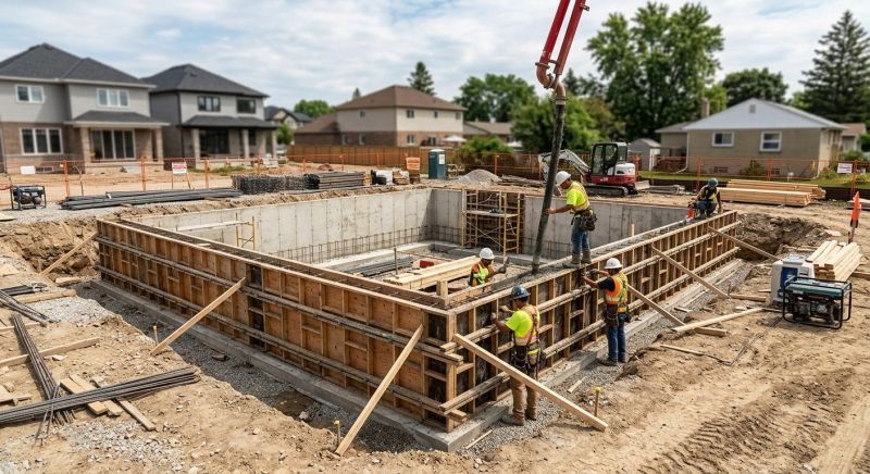 Foundation Construction in Eleanor, WV