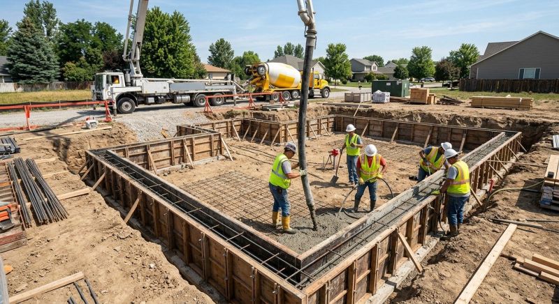 Foundation Construction in Walton, WV