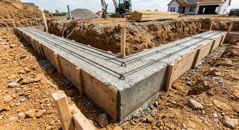 Foundation Footer Installation in Charleston, WV