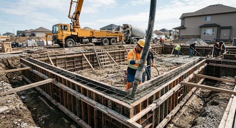 Foundation Wall Pouring in Walton, WV