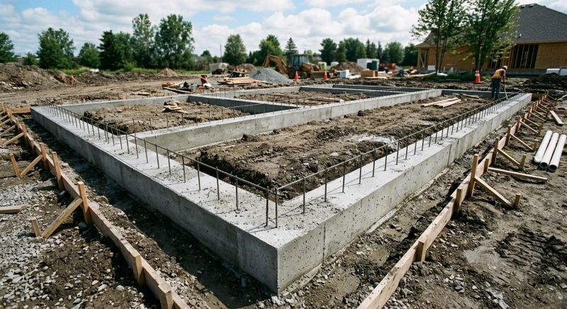 House Footing Construction in Charleston, WV